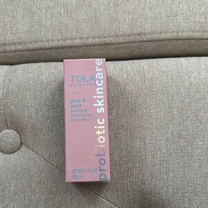 Tula Skincare Eye Balm in Pink and White